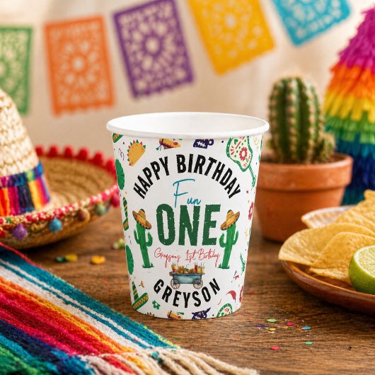 Fiesta First | 初めての誕生日パーティー 紙コップ