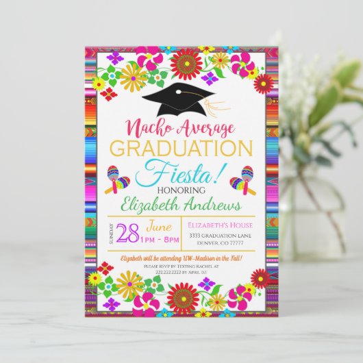  Fiesta Graduation Invitation 招待状 (スタンド正面)