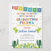 Fiesta Graduation Party Invitation Mexican Invite 招待状 (正面)