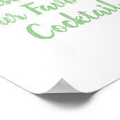 Fiesta Guest Book Sign ポスター (角)