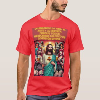 Fiesta Infernal: Cristo, Metal y Cerveza Tシャツ