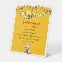 Fiesta Margarita ドリンクメニュー | 50周年おめでとう 台座サイン
