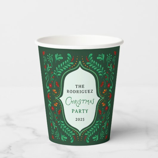 Fiesta Merry Christmas 紙コップ (裏面)