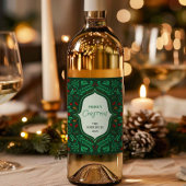 Fiesta Merry Chritsmas Favor Gift Wine ワインラベル