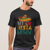 Fiesta Mexican Party Funny Cinco De Mayo Tシャツ (正面)