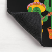 Fiesta mode cactus band cinco de mayo funny mexica マウスパッド (コーナー)