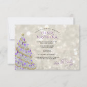 Fiesta Navideña Sofisticada 招待状 (正面)