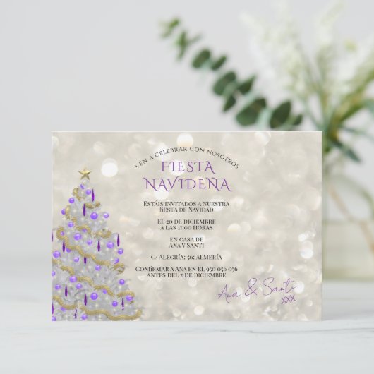 Fiesta Navideña Sofisticada 招待状 (スタンド正面)