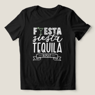 Fiesta Siesta Tequila Repeat Bachelorette Group トライブレンドＴシャツ
