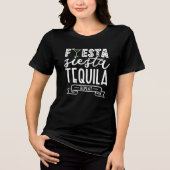Fiesta Siesta Tequila Repeat Bachelorette Group トライブレンドＴシャツ (正面)
