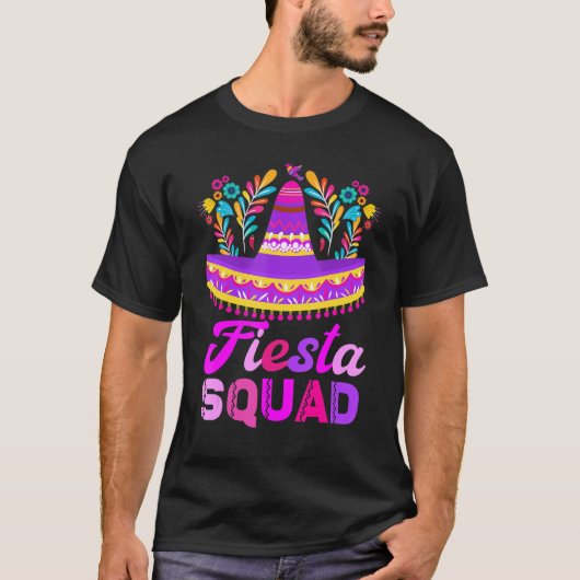 Fiesta Squad San Antonio Cinco De Mayo Mexican Pa Tシャツ (正面)
