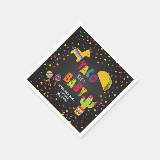 Fiesta Tacoのベビーナプキンについて – カスタマイズ スタンダードカクテルナプキン (角)