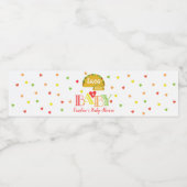 Fiesta Tacoカラフルが赤ちゃんシャワーを浴びる ペットボトルラベル (シングルラベル)