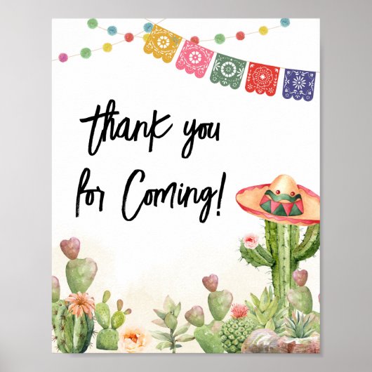 Fiesta Taco 'Baby Showerの件ありがとうございます来。 ポスター (正面)