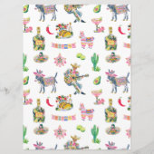 Fiesta Taco Bar Menu | Tequila Party Menu メニュー (裏面)