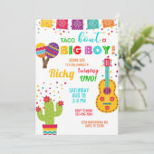 Fiesta taco bout a big boy birthday invitation. 招待状 (スタンド正面)