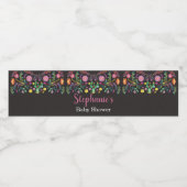 Fiesta Water Bottle Labels Mexican Water Bottle ペットボトルラベル (シングルラベル)