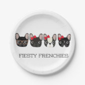 Fiestyのフランス人の紙皿 ペーパープレート (正面)