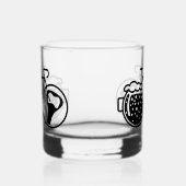 Fiets met bierglas. Flesopener icoon ウイスキーグラス (左)