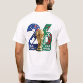 FIFAワールドカップ2026サッカー選手の祝祭Tシャツ Tシャツ (裏面)