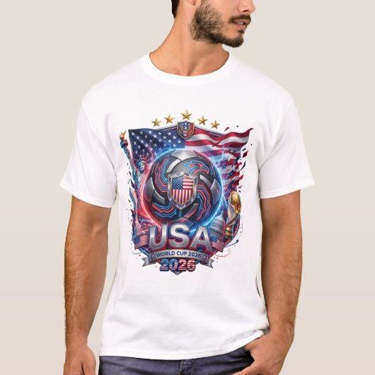 FIFAワールドカップ2026 - アメリカ Tシャツ (正面)