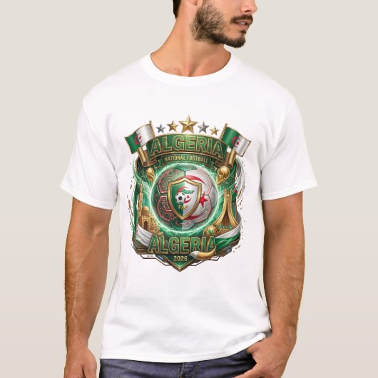 FIFAワールドカップ2026 - アルジェリア Tシャツ (正面)