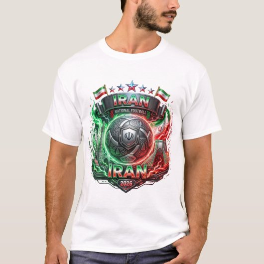 FIFAワールドカップ2026 - イラン Tシャツ (正面)