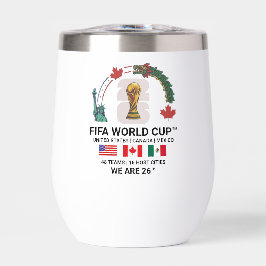 FIFAワールドカップ2026 エレガントワイングラス