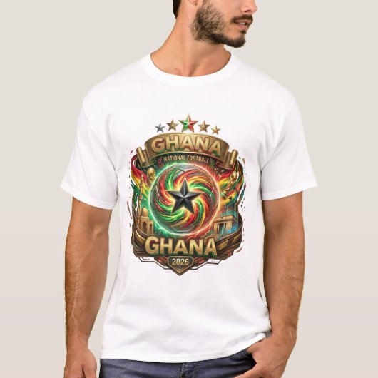 FIFAワールドカップ2026 - ガーナ Tシャツ (正面)