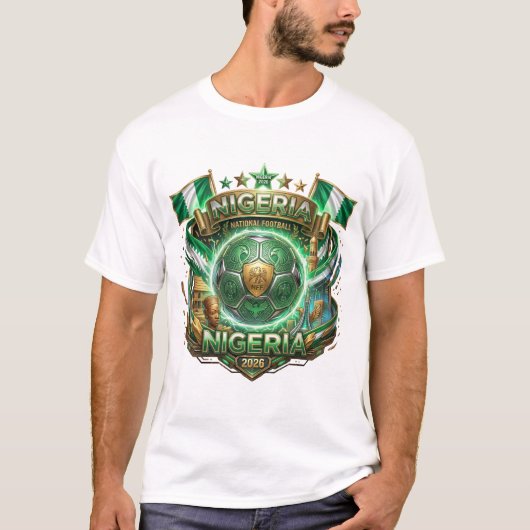 FIFAワールドカップ2026 - ナイジェリア Tシャツ (正面)