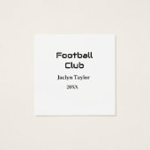 FIFAワールドカップ サッカークラブ 名前 年 パーティー (裏面)