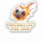 FIFAワールドカップ 炎のサッカー 2026 シール (正面)