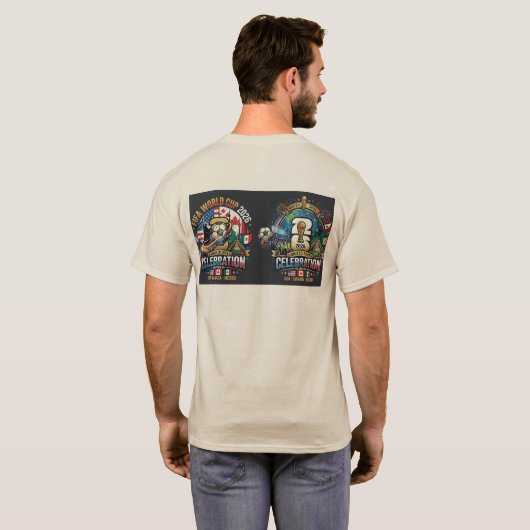 FIFAワールドカップ 2026 記念 Tシャツ (裏面フル)