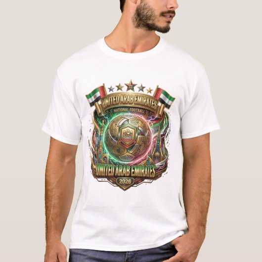 FIFA ワールドカップ 2026 - アラブ首長国連邦 Tシャツ (正面)