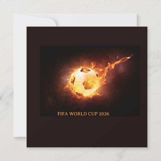 FIFA ワールドカップ 2026 招待状 (正面)