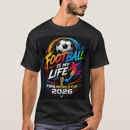 FIFA 2026 ワールドカップ Tシャツ デザイン (正面)