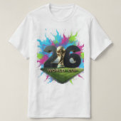 FIFA World Cup 2026 Logo Concept: The Vibrant Path Tシャツ (デザイン正面)