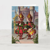 Fife & Drumキツネグリーティングカード シーズンカード (正面)