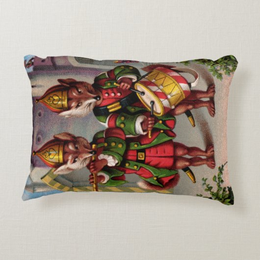 Fife & Drumキツネ角枕 アクセントクッション (裏面)