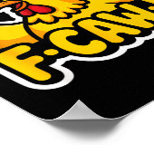 Fife Life Funny Sarcastic Chicken Fcawf  ポスター (角)