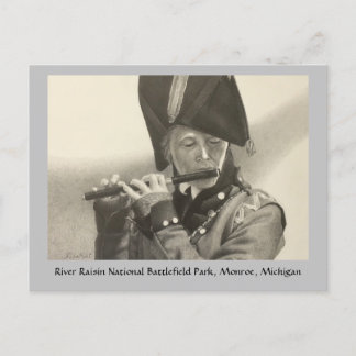 Fife Player at Battlefield Postcrossingはがき ポストカード