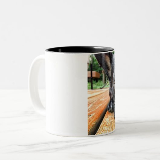 FiFiによって女王の得られるコーヒー・マグ ツートーンマグカップ (正面左)