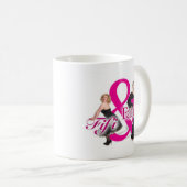 Fifi及びファニーのロゴのマグ コーヒーマグカップ (正面右)