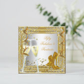 Fifitty 50とファンタスティックな素晴らしい金ゴールドシルバー 招待状 (スタンド正面)