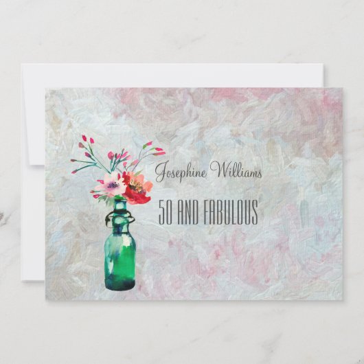 Fifiture and Fab招待状誕生日パーティーの写真 招待状 (裏面)