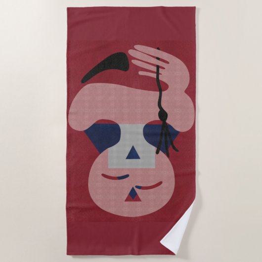 Fifteen ビーチタオル (正面)