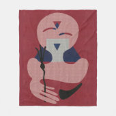 Fifteen フリースブランケット (正面)