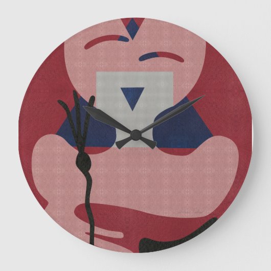 Fifteen ラージ壁時計 (正面)