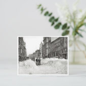 Fifth Ave., Snow Storm，ニューヨーク市1906ヴィンテージ ポストカード (スタンド正面)