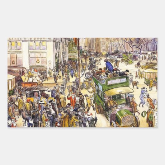 Fifth Avenue （ニューヨーク） 長方形シール (正面)